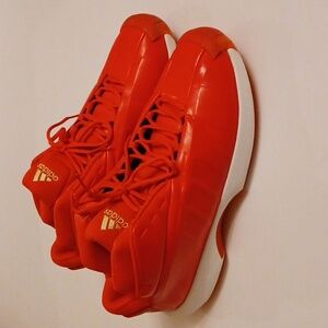 Adidas Crazy 1 Kobe Bryant Basketball Shoes Sneakers Orange White SZ 15